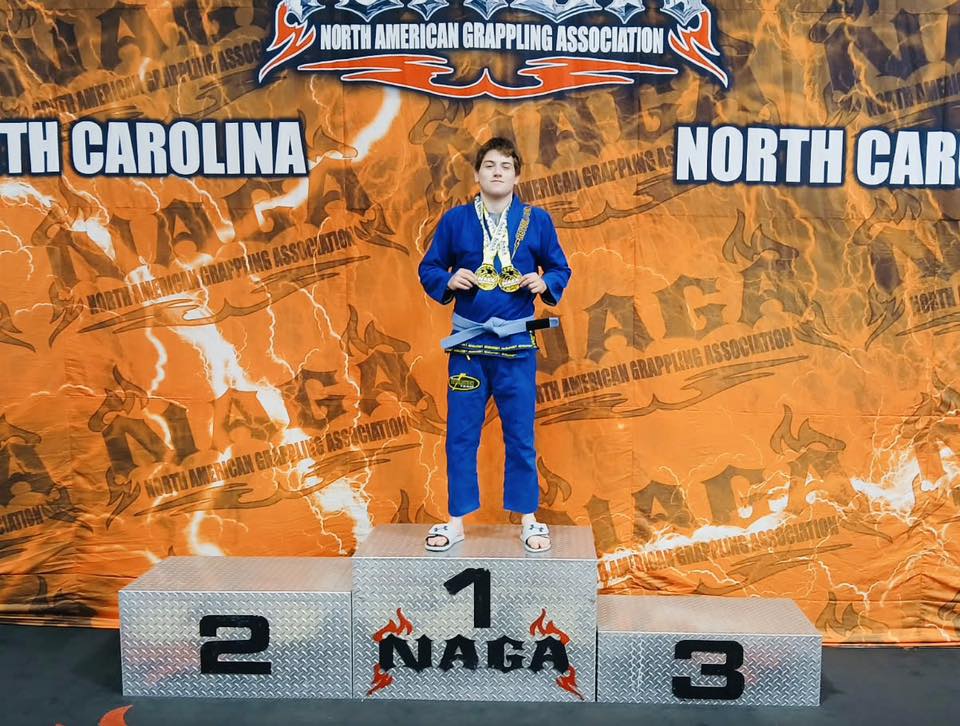 Congratulations to our team of three who competed at Charlotte NAGA, winning 18 out of 22 matches today!!! 1